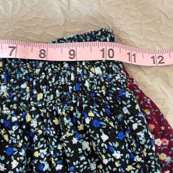 Don’t Ask Why Rayon‎ Smocked Waist Shorts Floral One Size - Picture 8 of 9